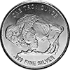 1 oz Buffalo Silver Round R