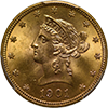 $10-liberty, MS62 Obverse