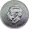 2023 Silver Britannia Charles, BU, Rev