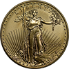 American Gold Eagles, BU Button Left