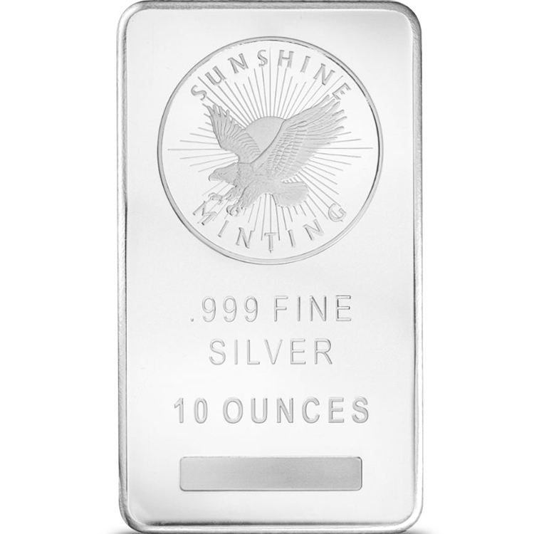 Sunshine 10 oz Silver Bar