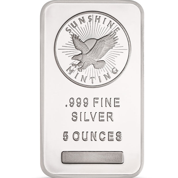 Sunshine 5 oz Silver Bar