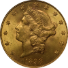 1898-S Coronet Type 3 $20 PCGS MS-64 (402824500)